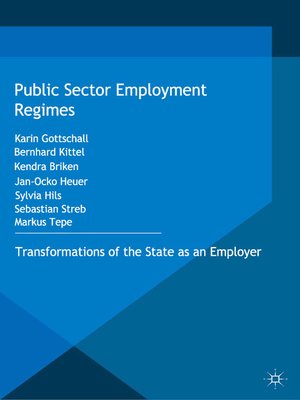 cover image of Public Sector Employment Regimes